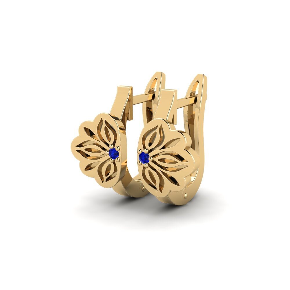Sapphire Women's Earring Paj