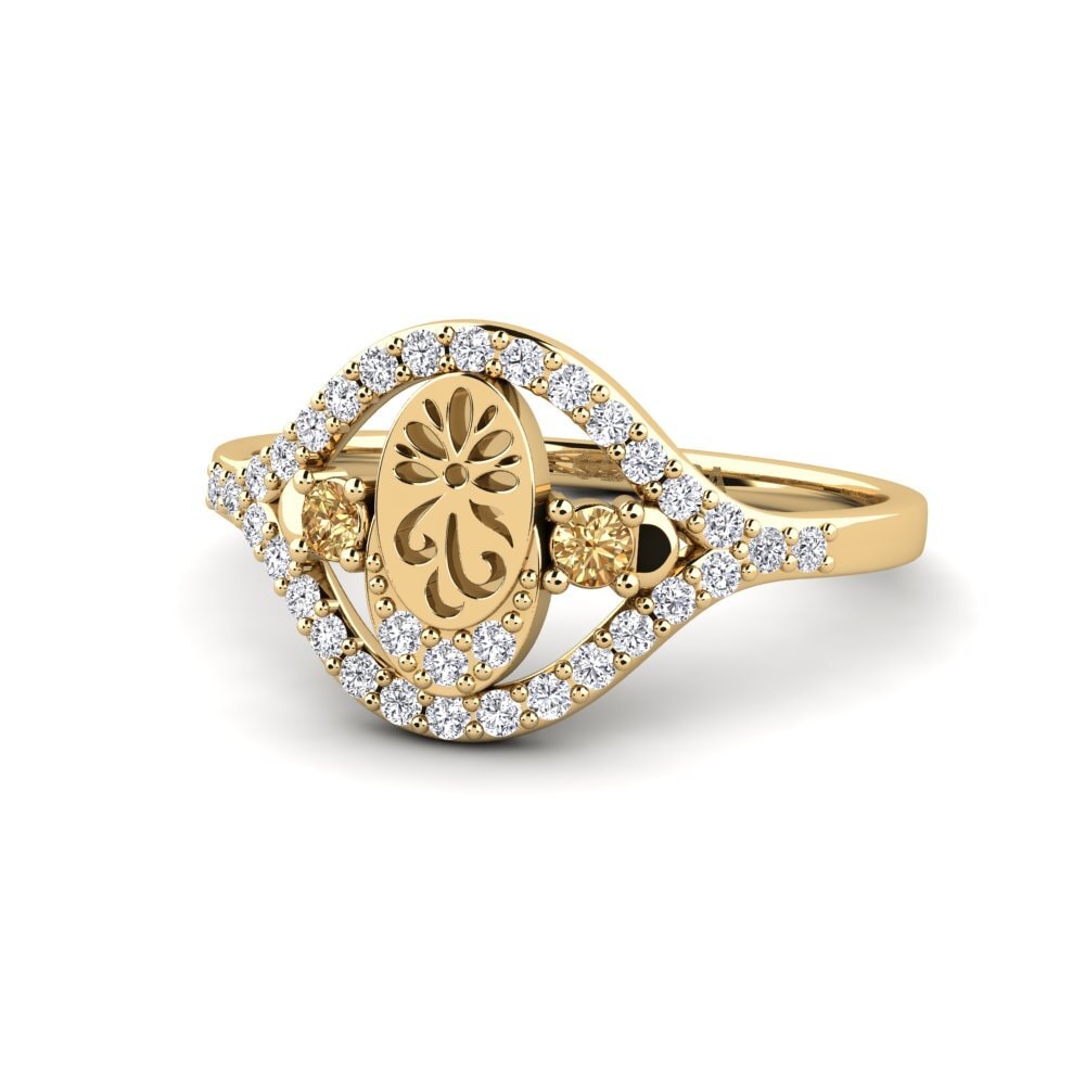 Brown Diamond Ring Panqara