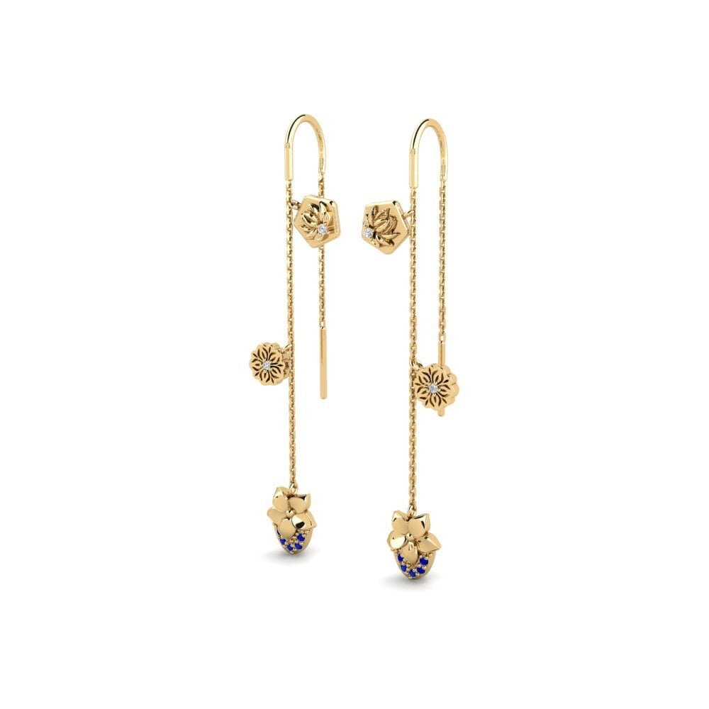 Sapphire Women's Earring Pinaleser