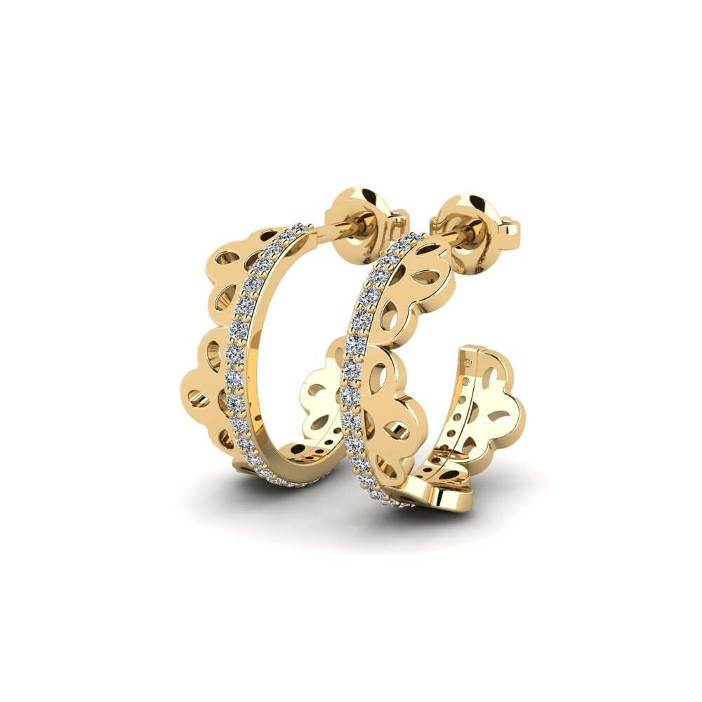 Zirconia Women's Earring Pluum