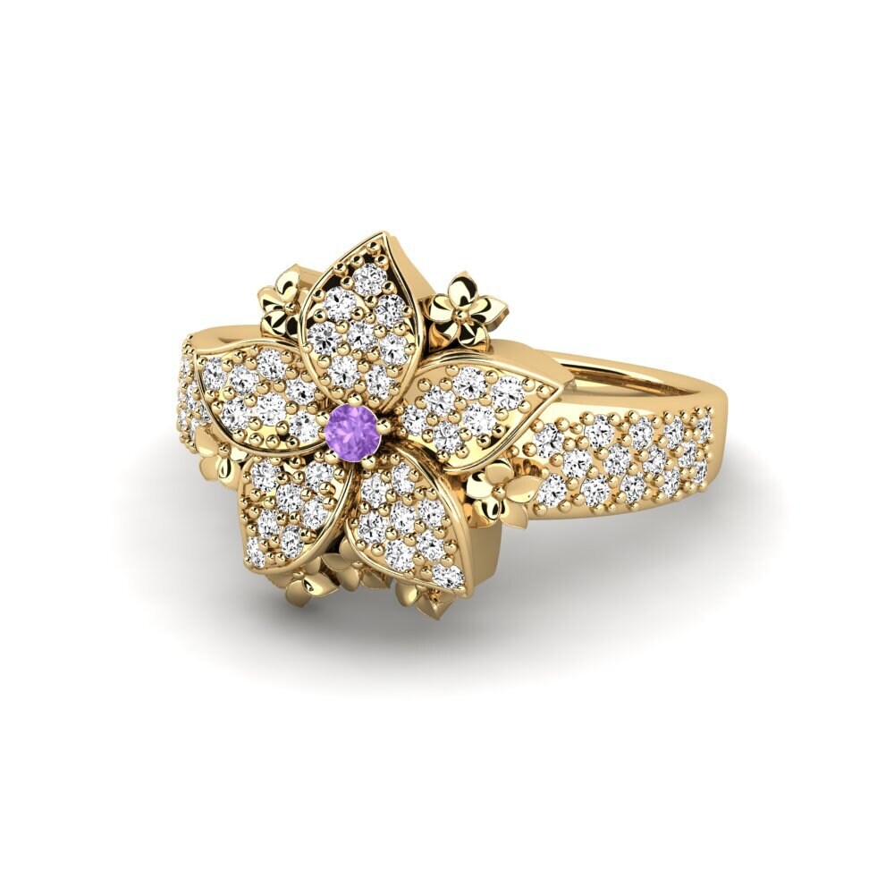 Amatista Anillo Serin