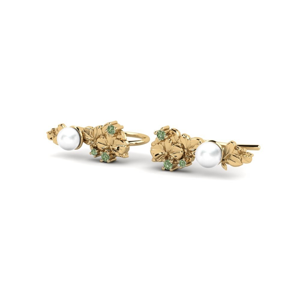 Green Diamond Women's Earring Sohae - A