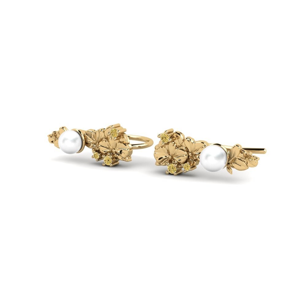 Yellow Diamond Women's Earring Sohae - A