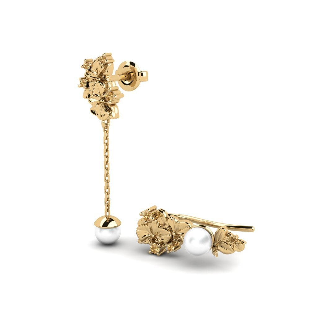 Brown Diamond Women's Earring Sohae - SET