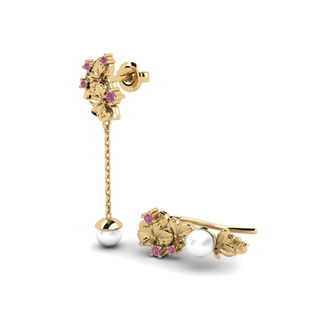 Granate Rhodolite Pendiente de mujer Sohae - SET