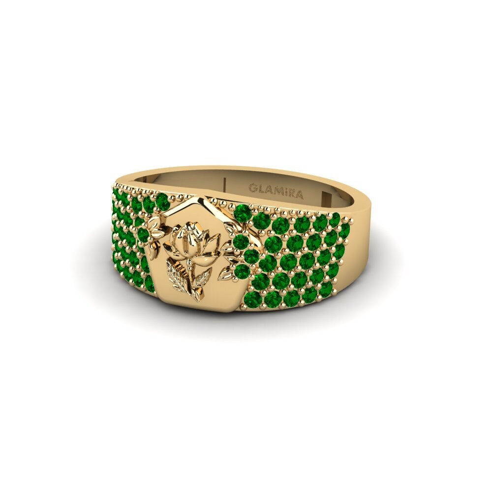 Circonita Verde Anillo Trabalho