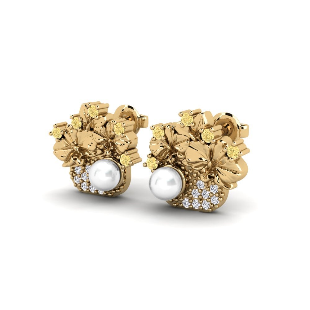 Yellow Diamond Women's Earring Valea