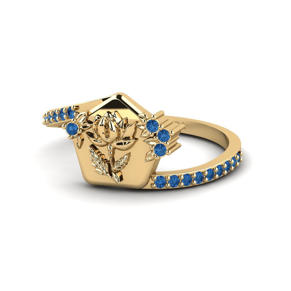 Dark Blue Zirconia Ring Varslighet