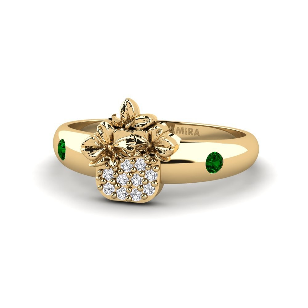 Circonita Verde Anillo Veloria