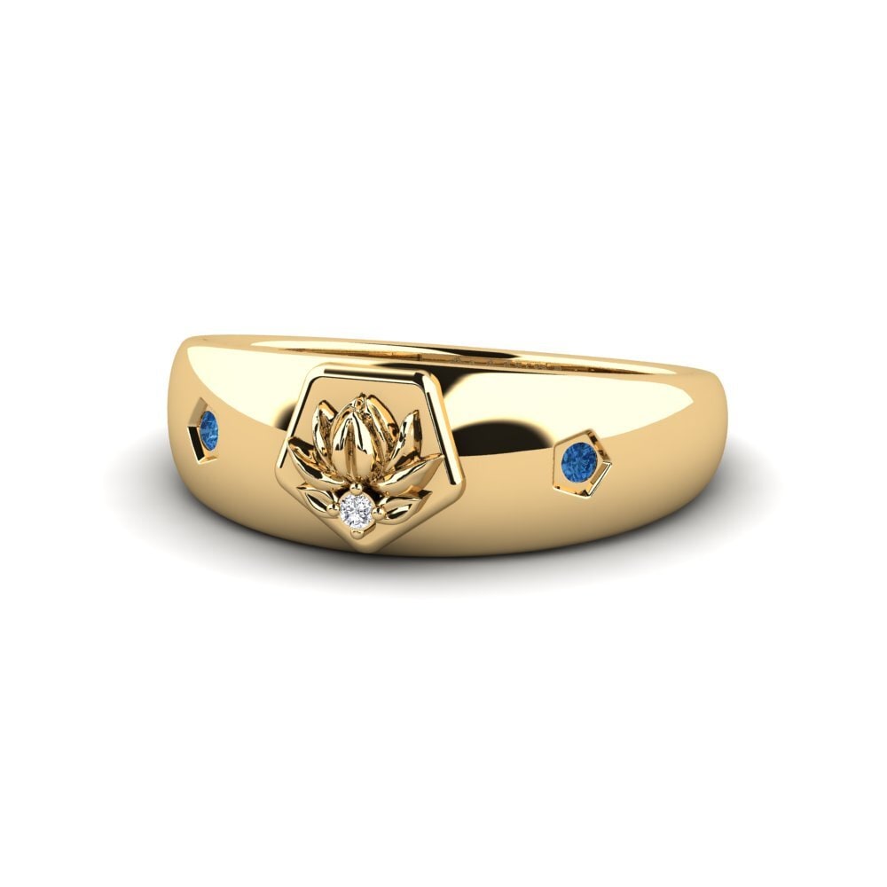 Dark Blue Zirconia Ring Vilsamhet