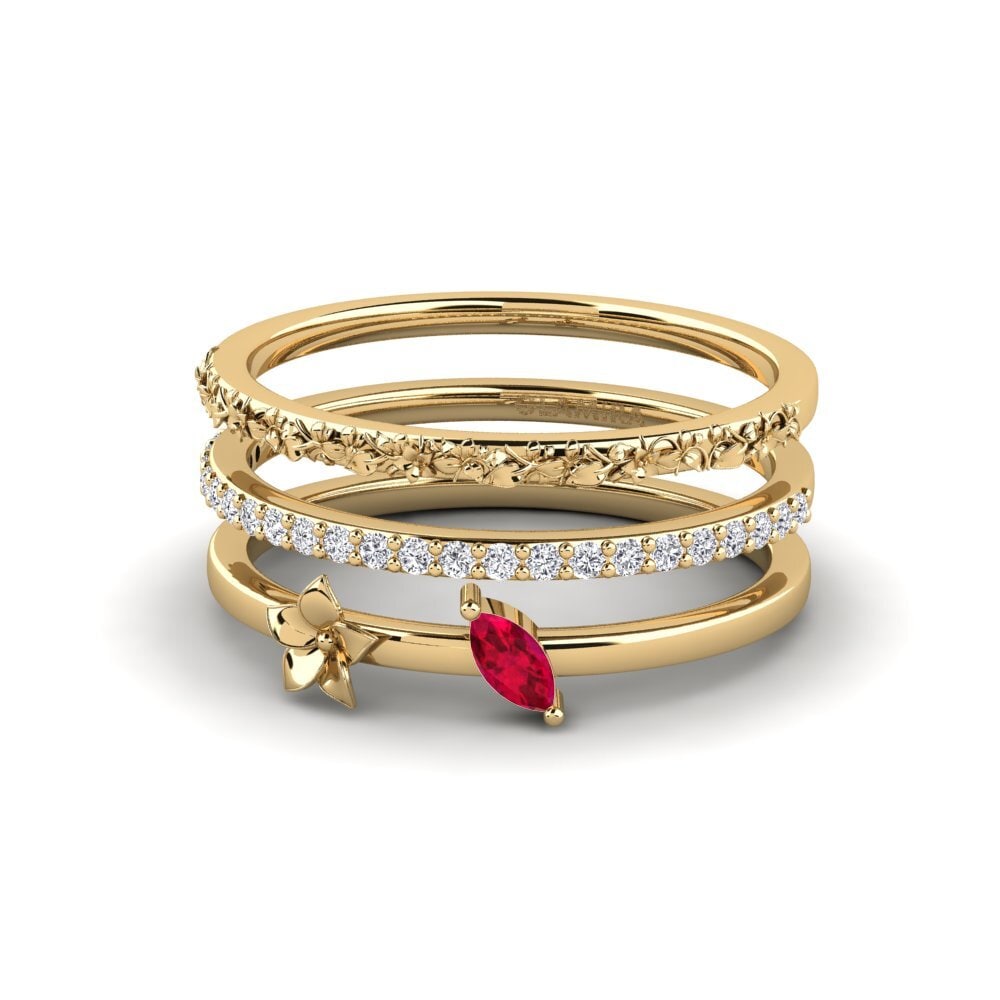 Ruby Ring Bleecker - SET