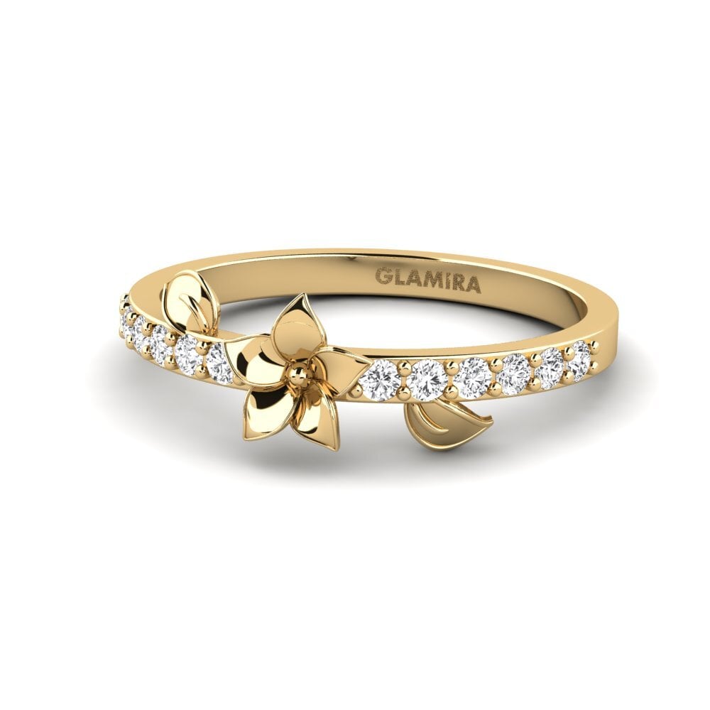 Zafiro blanco Anillo Bloomse