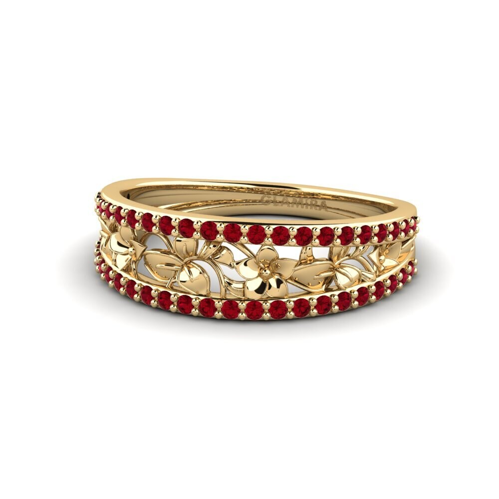 Circonita Roja Anillo Bowery