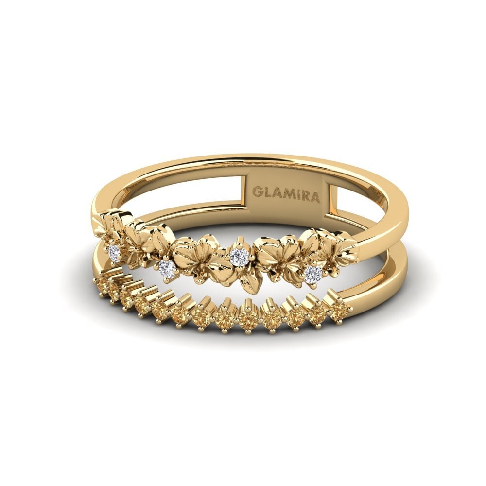 Brown Diamond Ring Bromelle