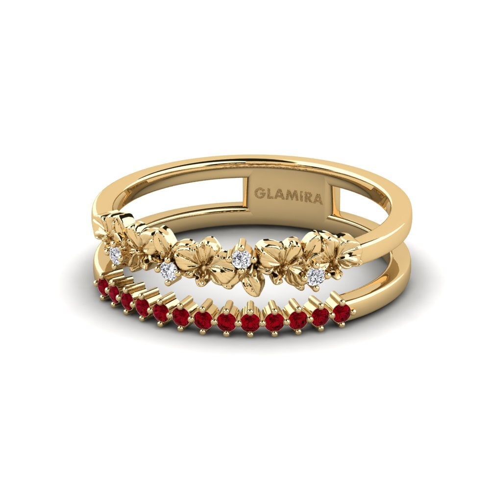 Circonita Roja Anillo Bromelle
