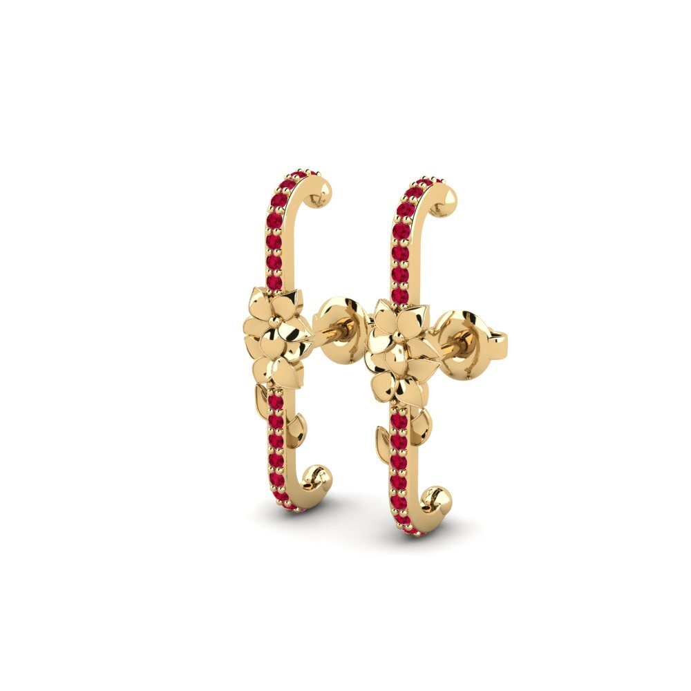 Ruby Women's Earring Brutonne