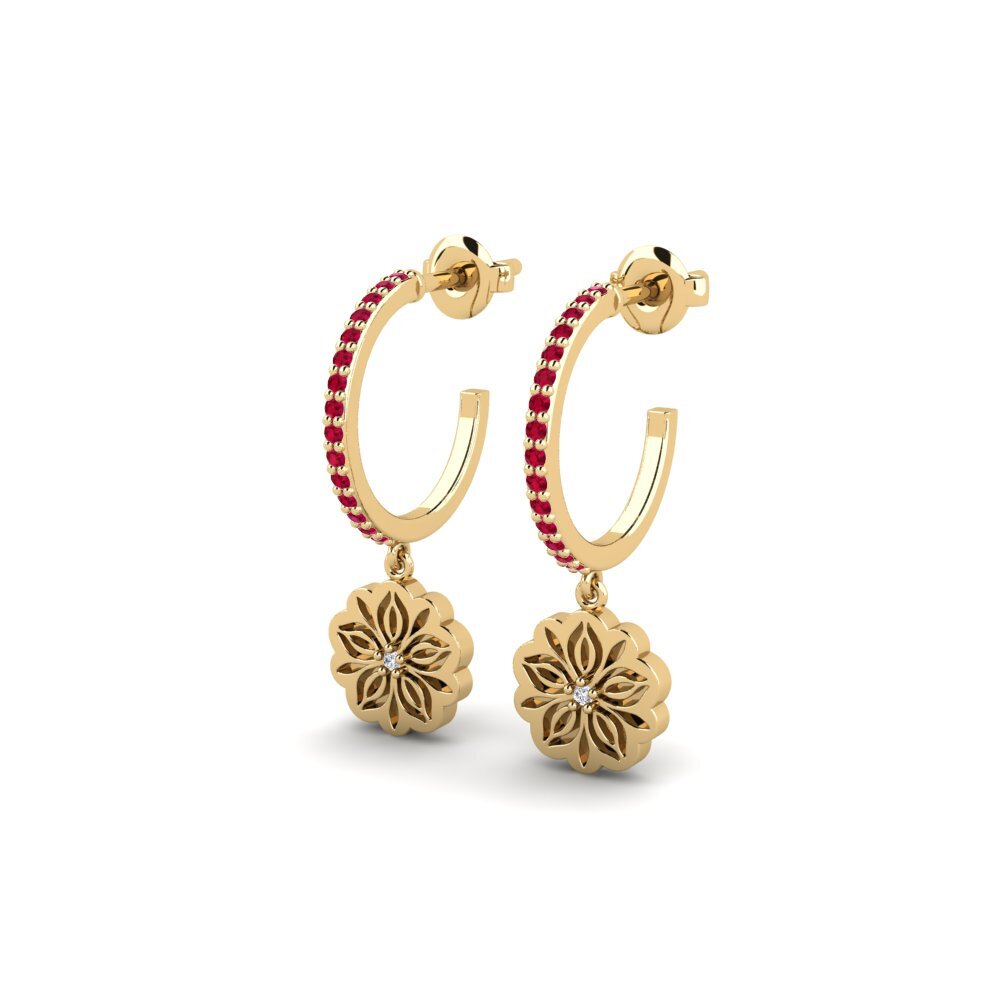 Ruby Women's Earring Bungai