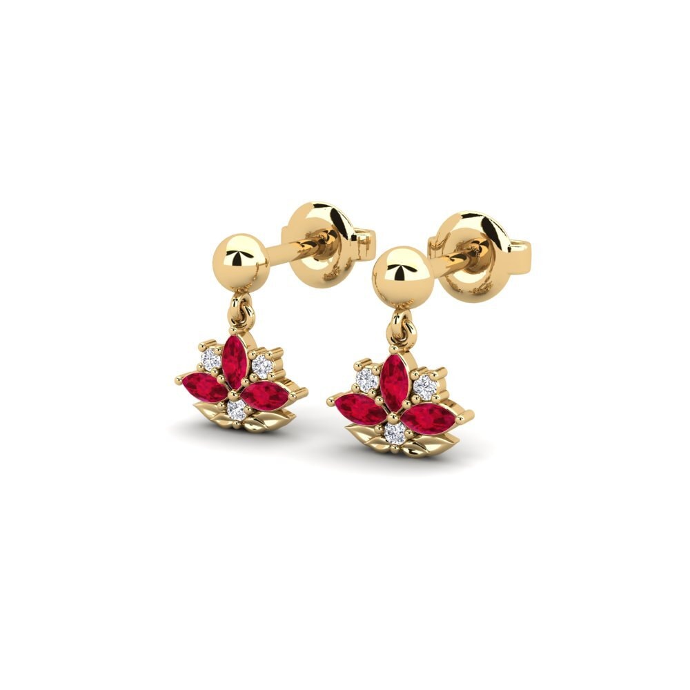 Ruby Women's Earring Caelamen