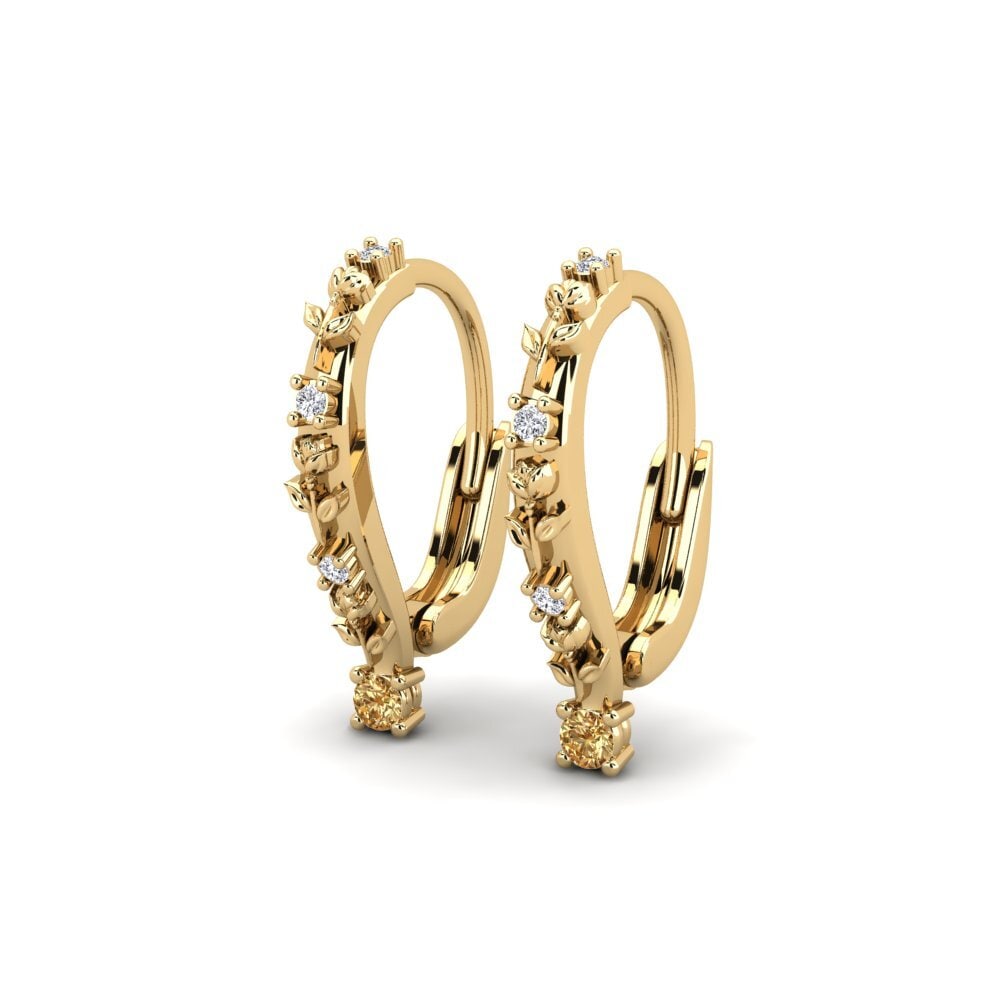 Brown Diamond Women's Earring Chiselia