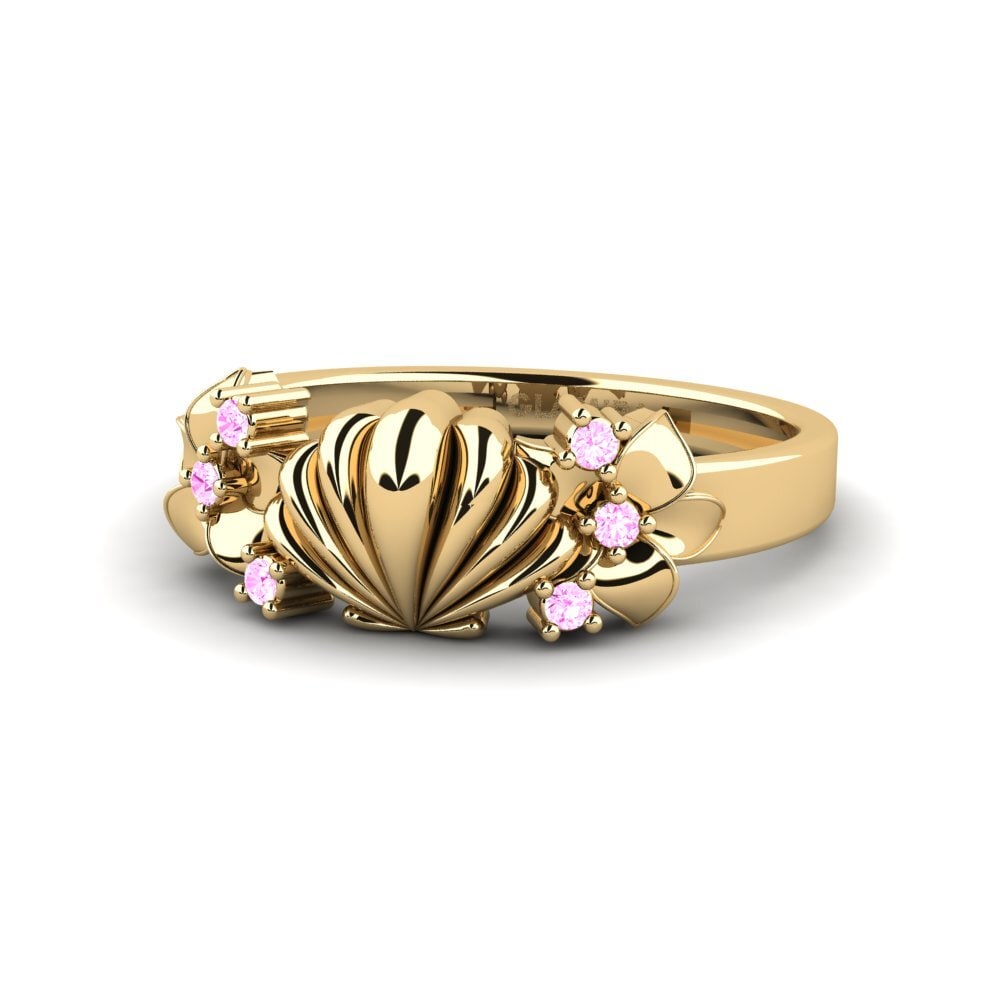Pink Sapphire Pinky Ring Clevore