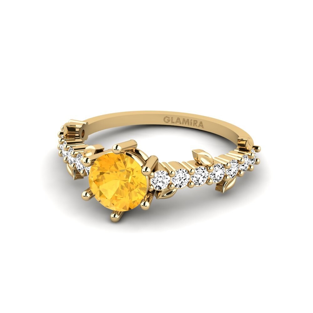 Citrine Ring Efimero