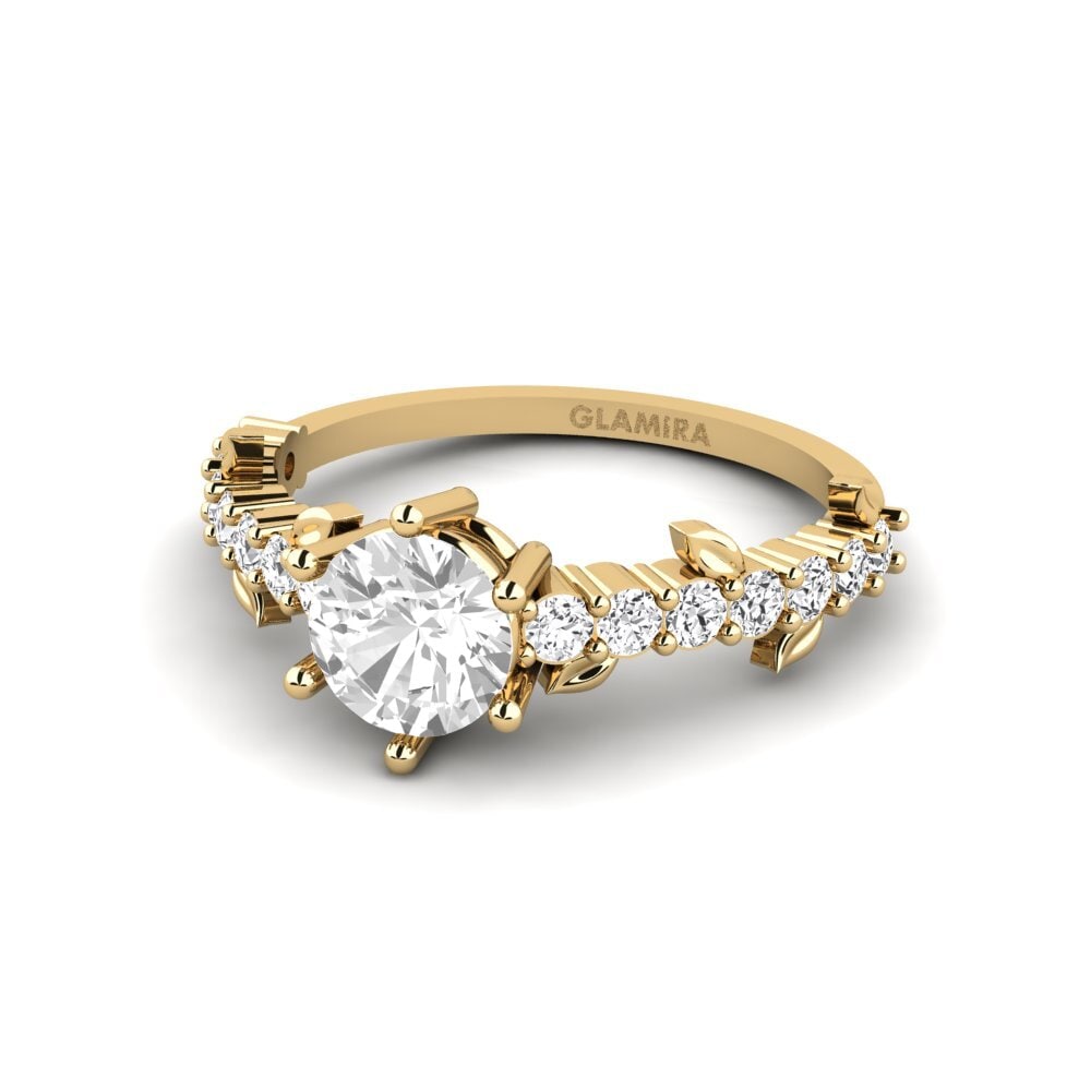 White sapphire Ring Efimero