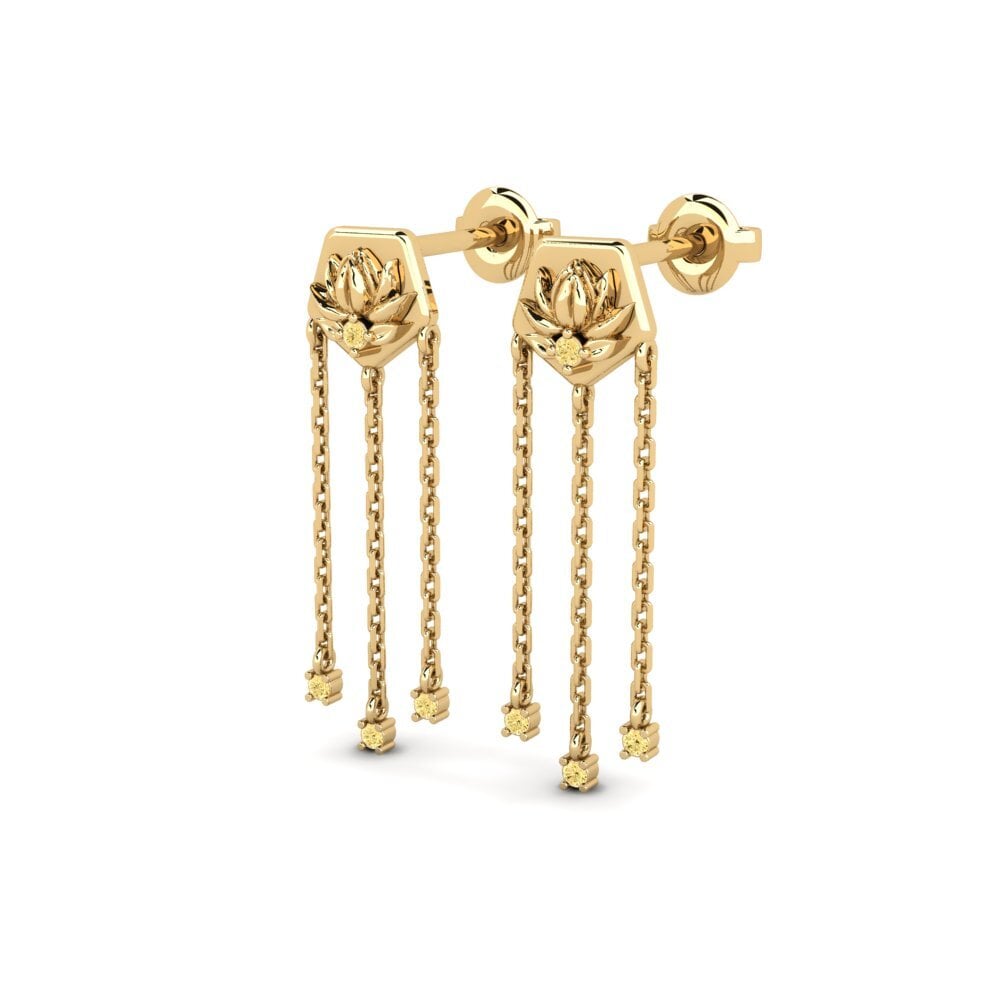 Yellow Diamond Women's Earring Enhiesto