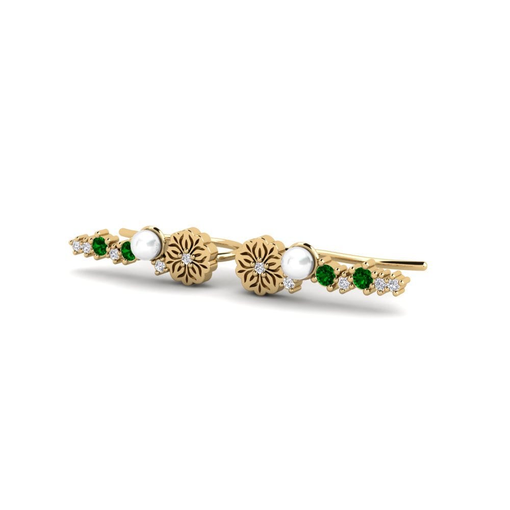 Zircônia Verde Brincos Feminino Fasiu