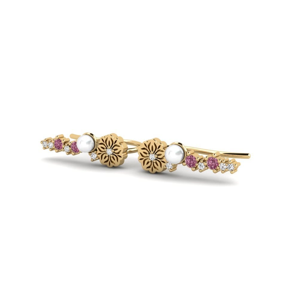 Granate Rhodolite Pendiente de mujer Fasiu
