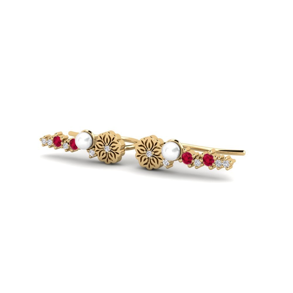 Ruby Women's Earring Fasiu