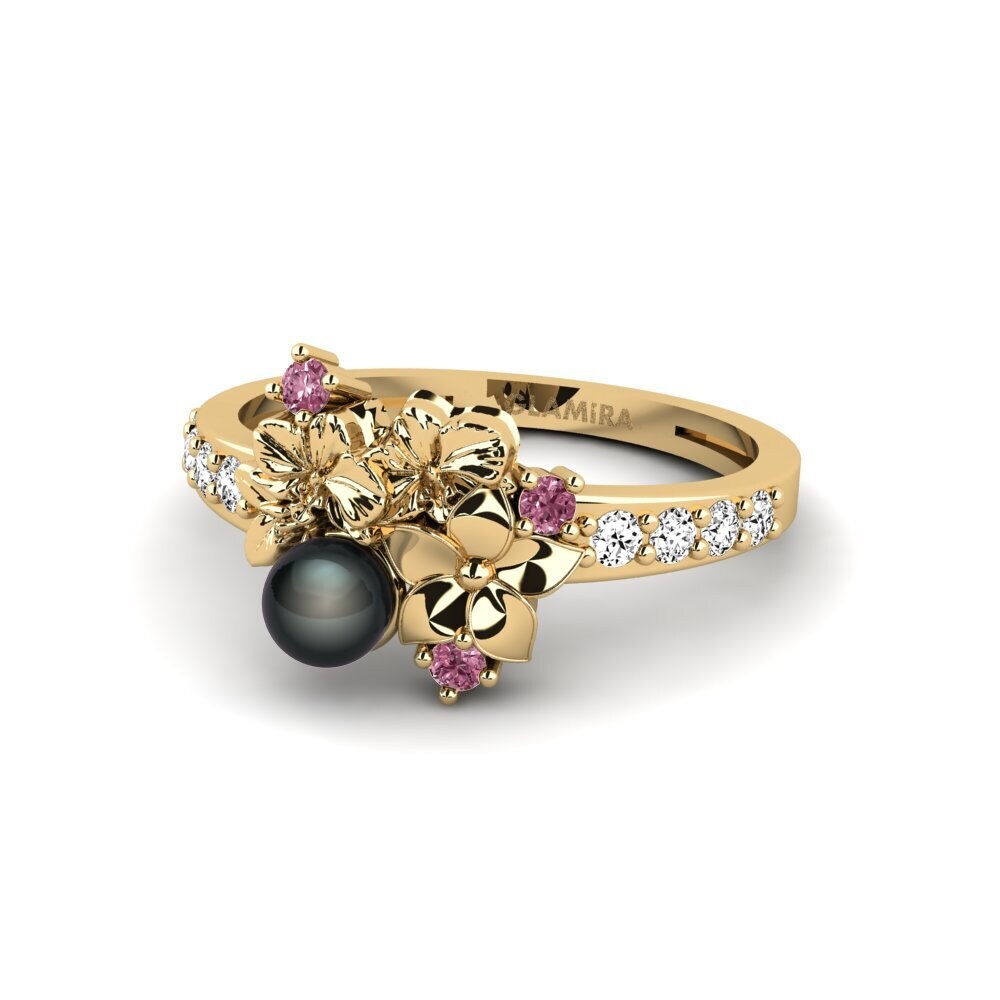 Granate Rhodolite Anillo Fleurin