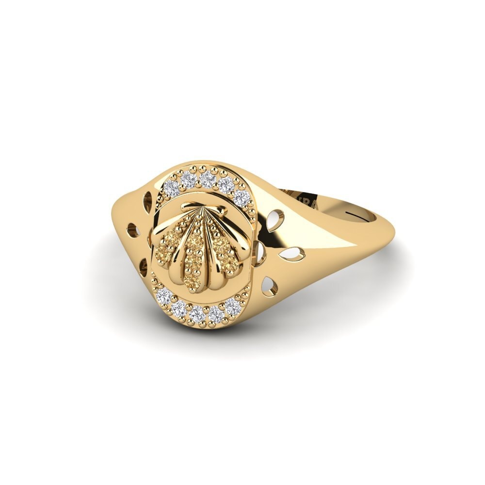 Brown Diamond Ring Gnalakhin