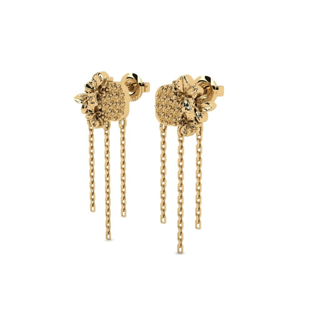 Brown Diamond Women's Earring Hollayne