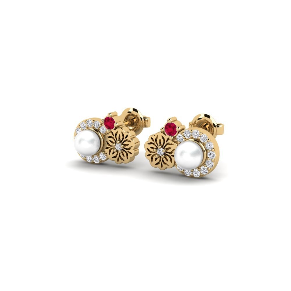 Ruby Women's Earring Liang