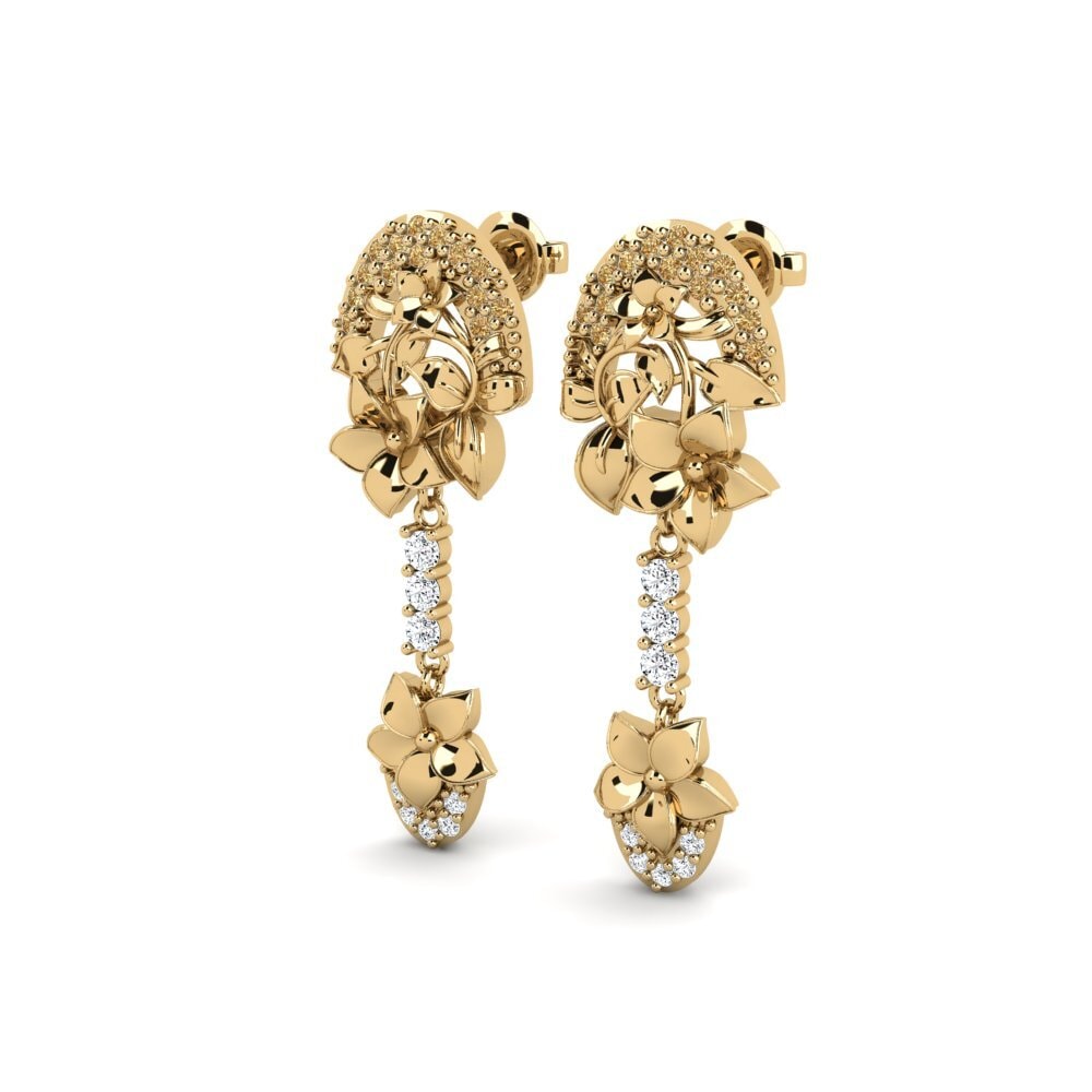 Brown Diamond Women's Earring Mirai