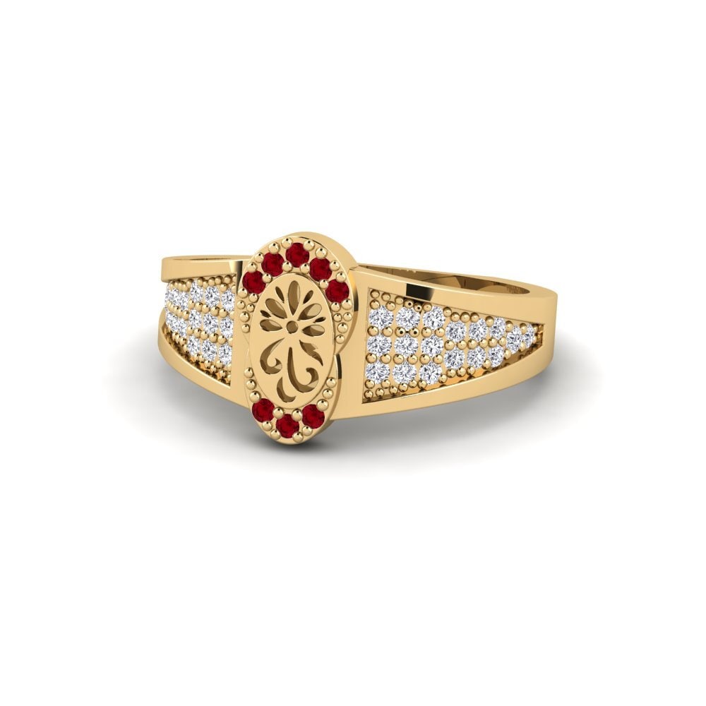 Circonita Roja Anillo Mushovo