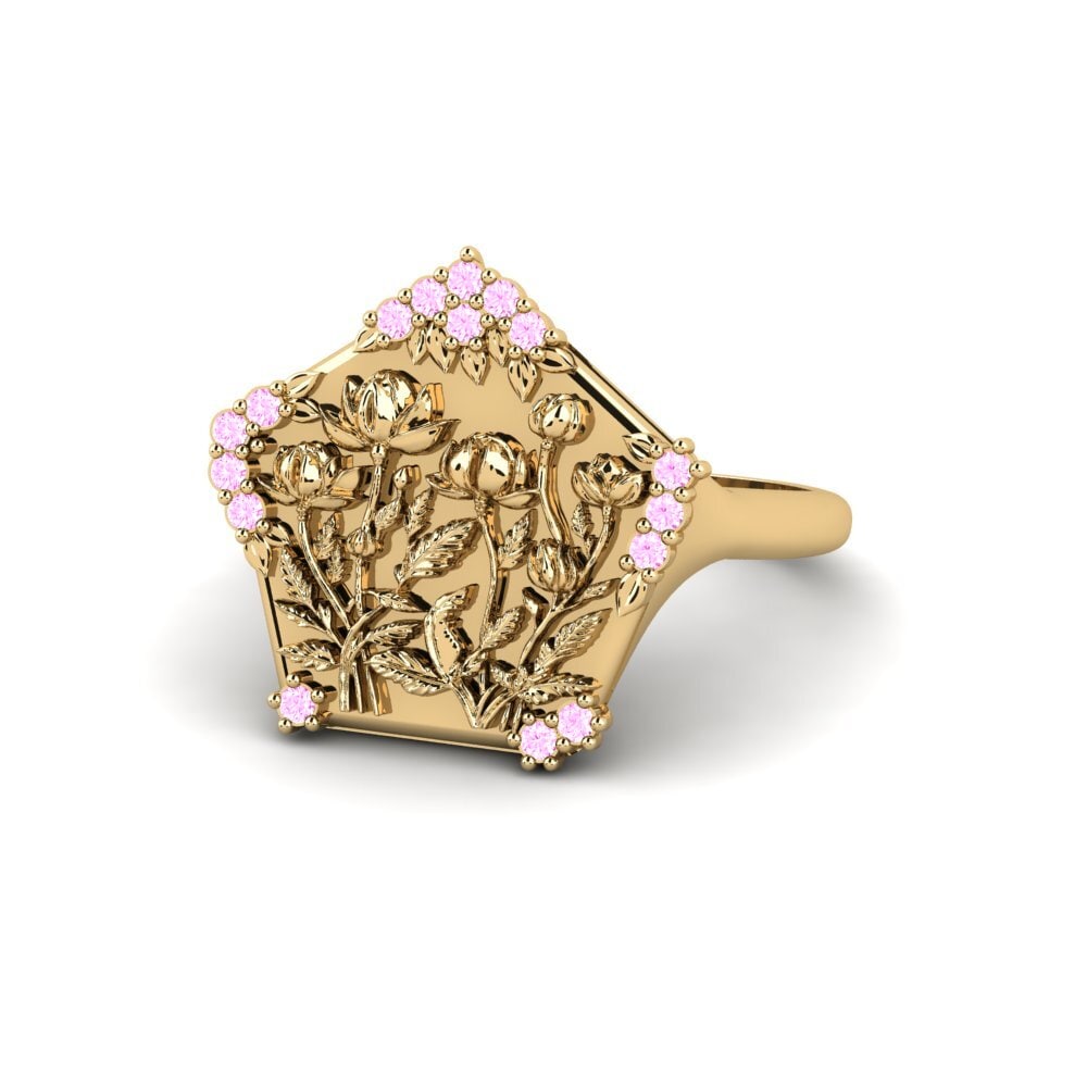 Pink Sapphire Ring Myrtaceae