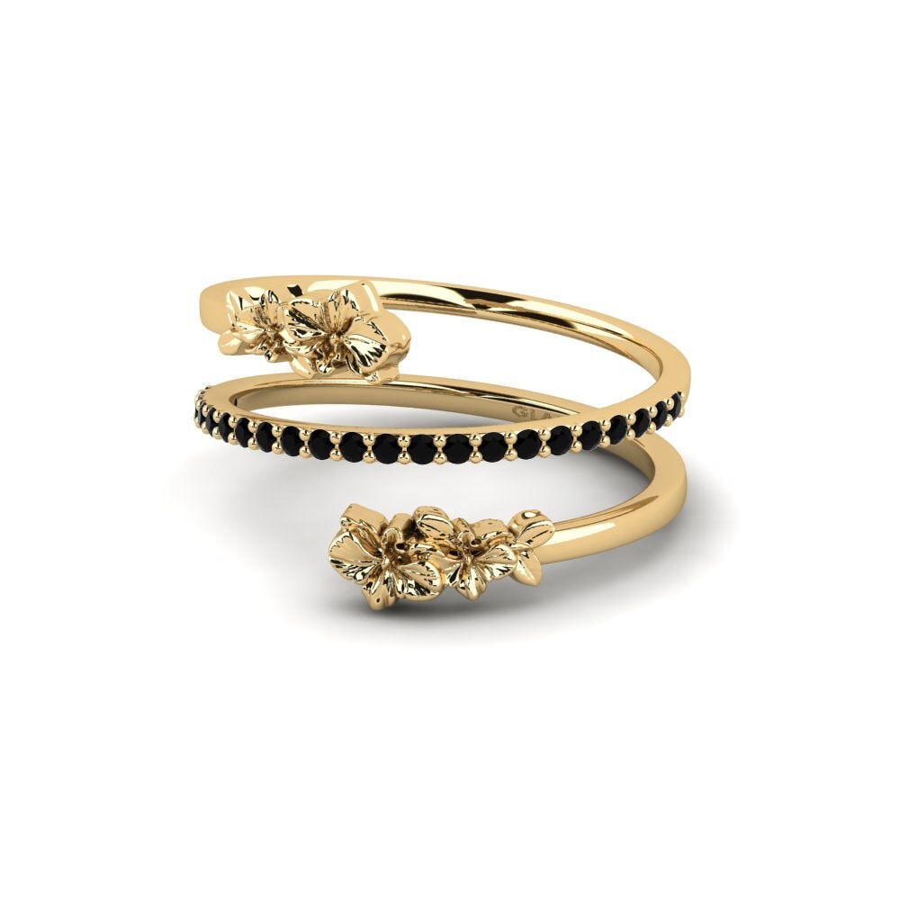 Zafiro negro Anillo Noirelle