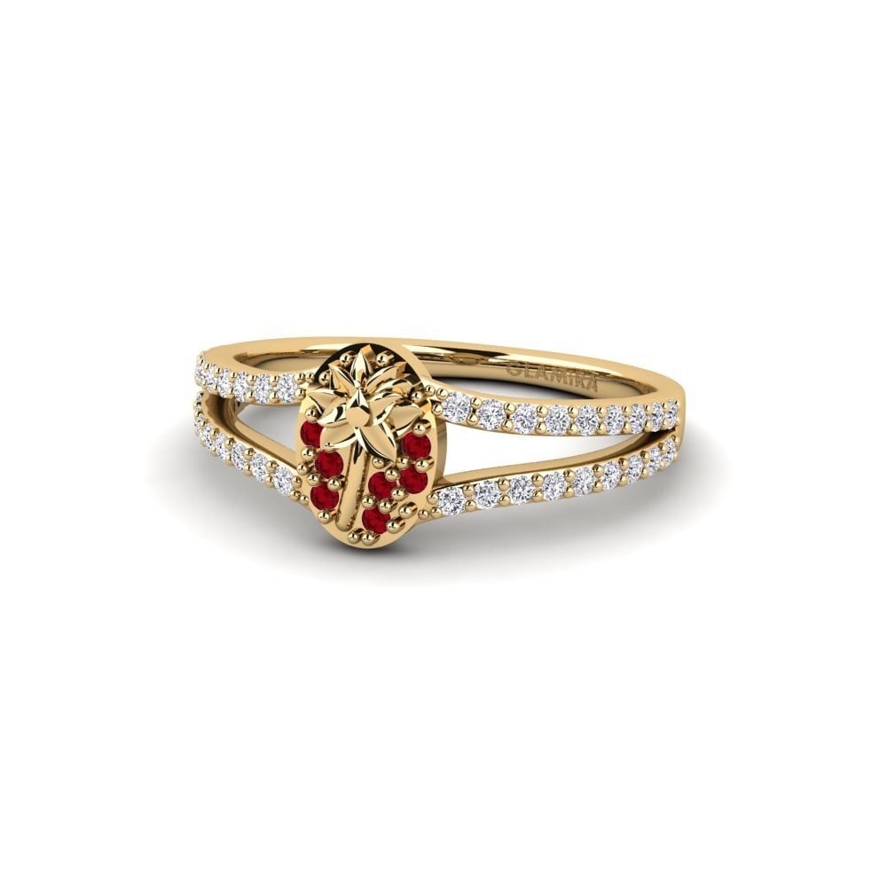 Circonita Roja Anillo Orchard
