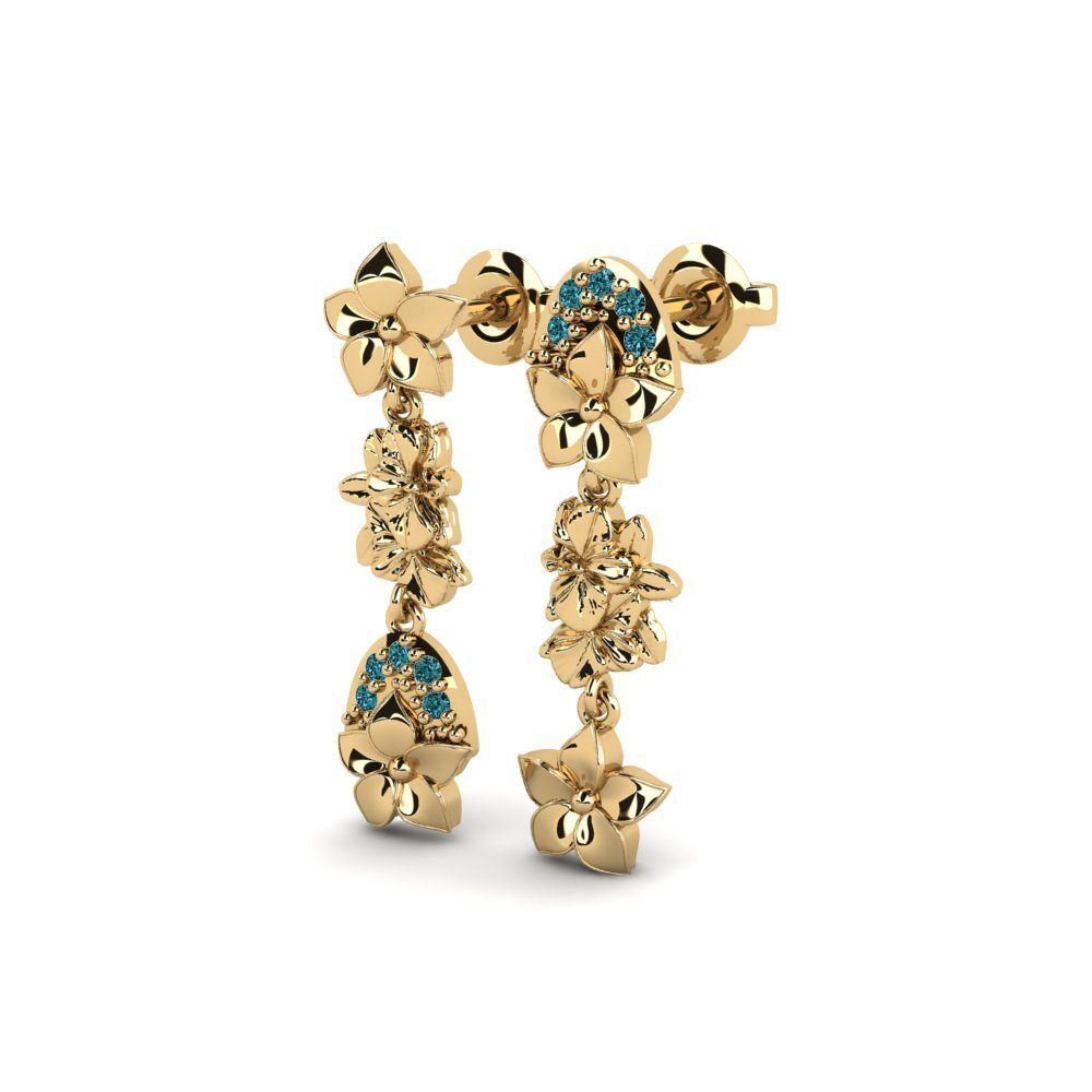 Blue Diamond Women's Earring Regenta