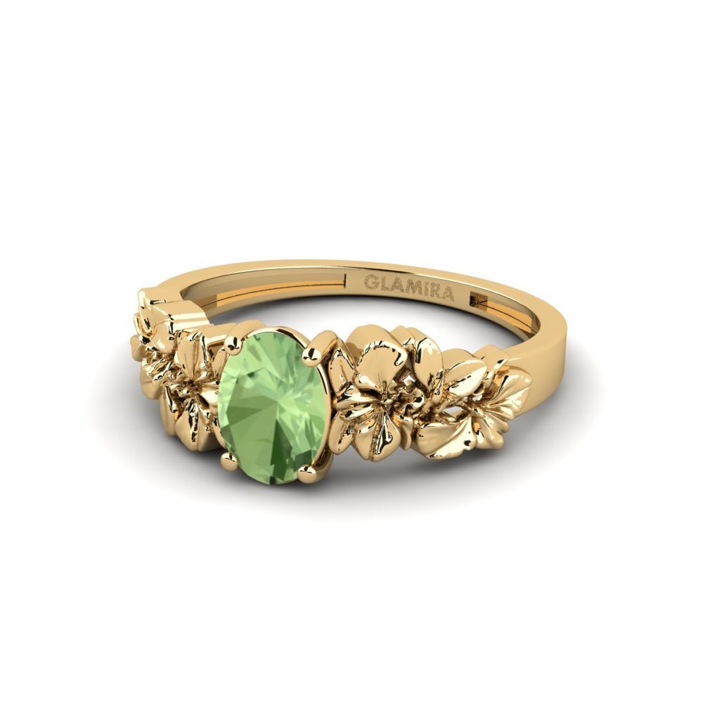 Safira Verde Anel Renelle
