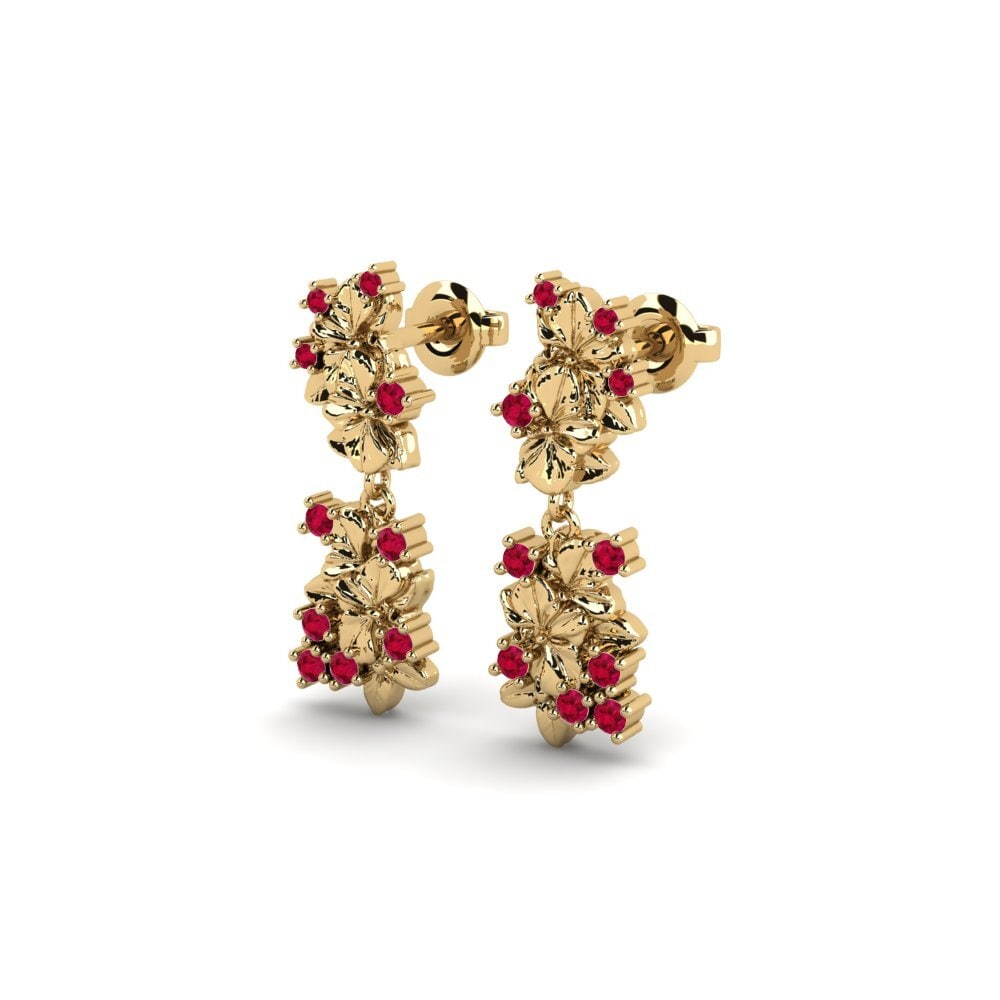Ruby Women's Earring Rhen