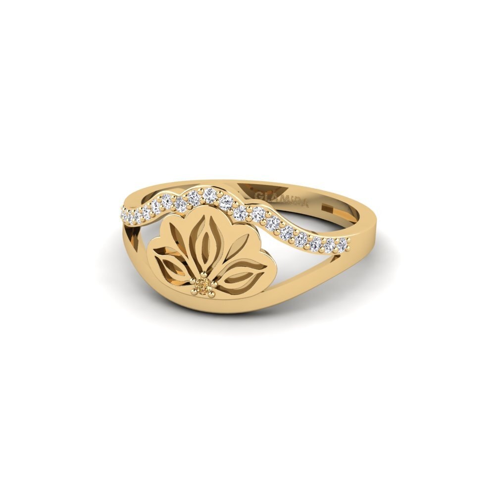 Brown Diamond Ring Rudang