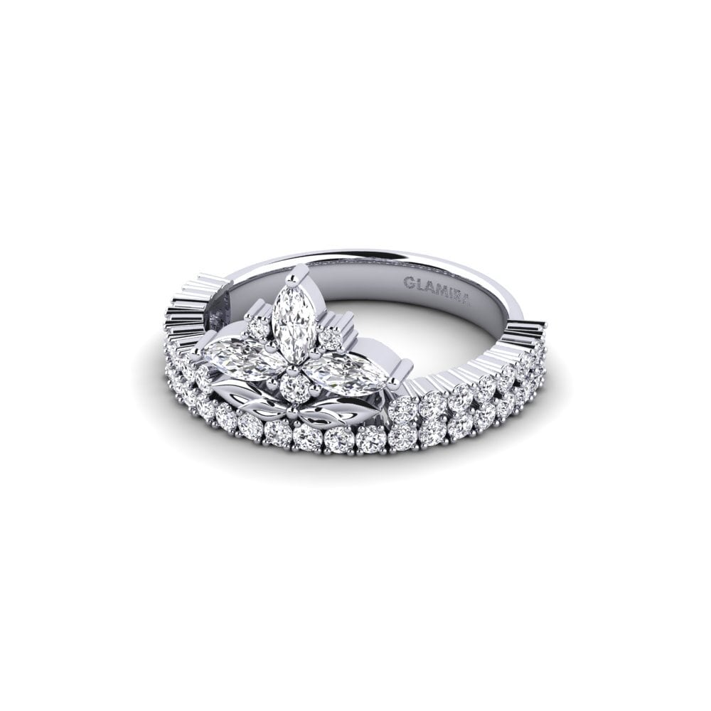 Platino Anillo Rugosidade
