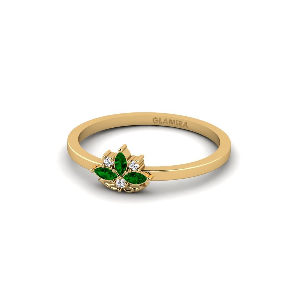 Circonita Verde Anillo Samklang