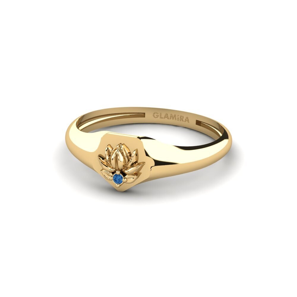 Dark Blue Zirconia Ring Sammetslen