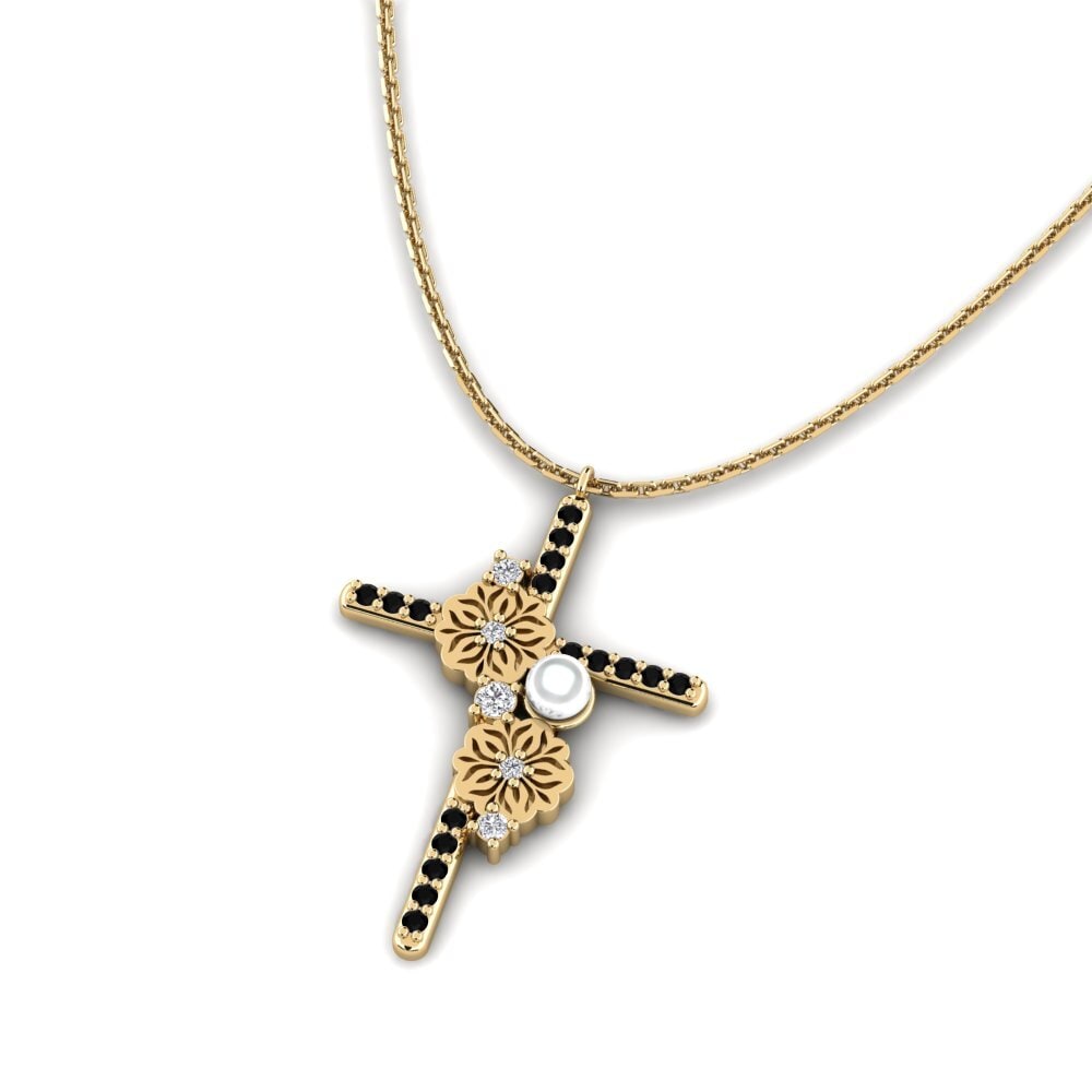 Black Diamond Women's Necklace Sawa