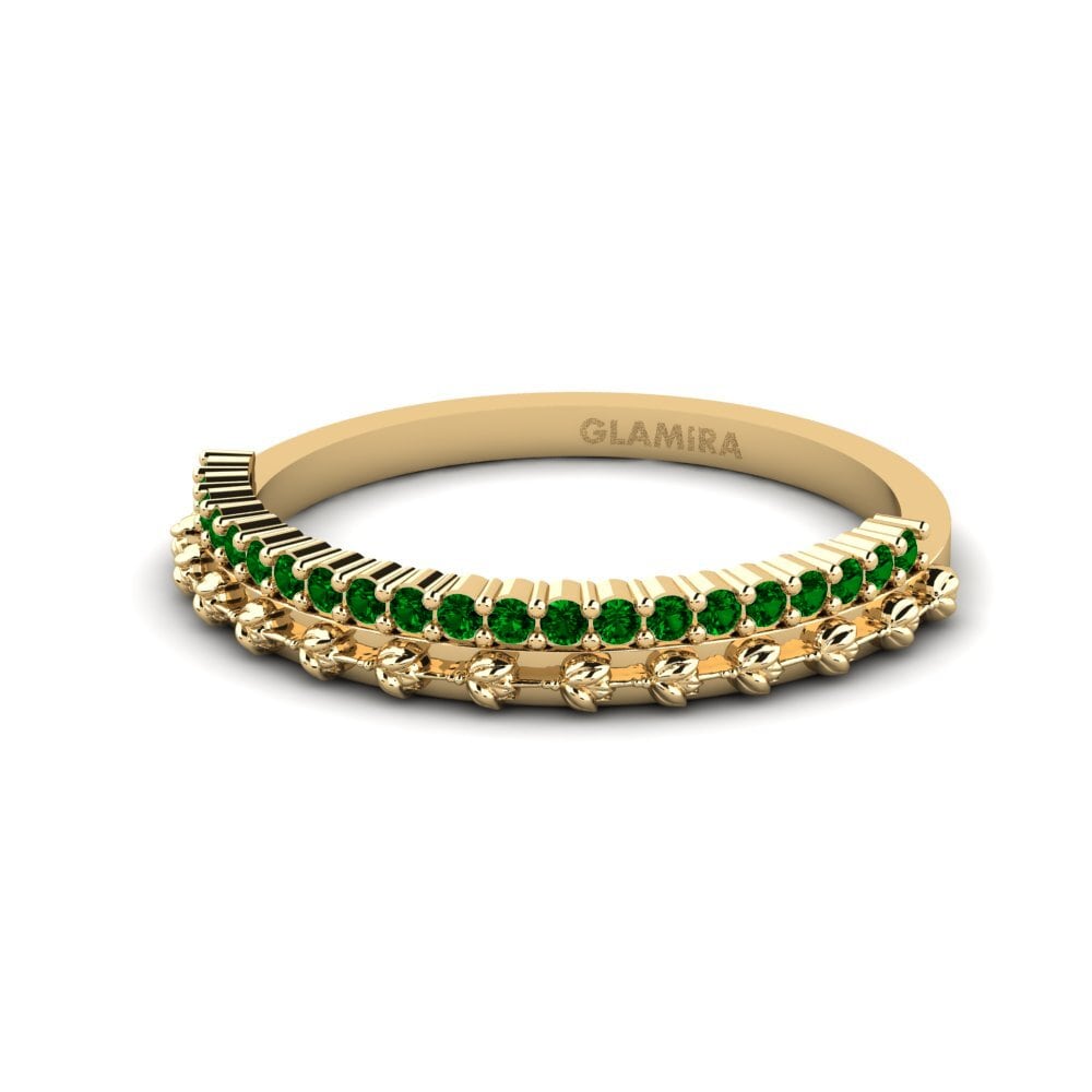 Circonita Verde Anillo Sinnesro