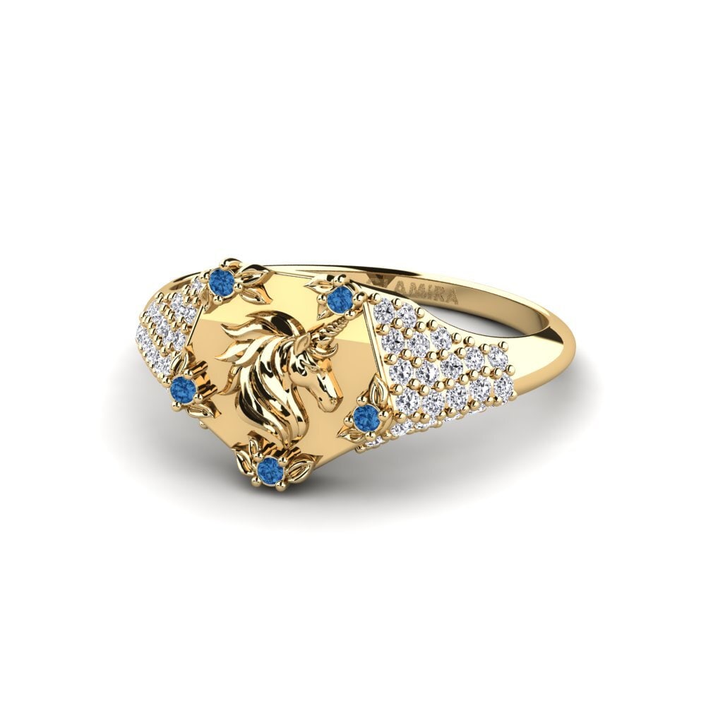 Dark Blue Zirconia Ring Sinnlight