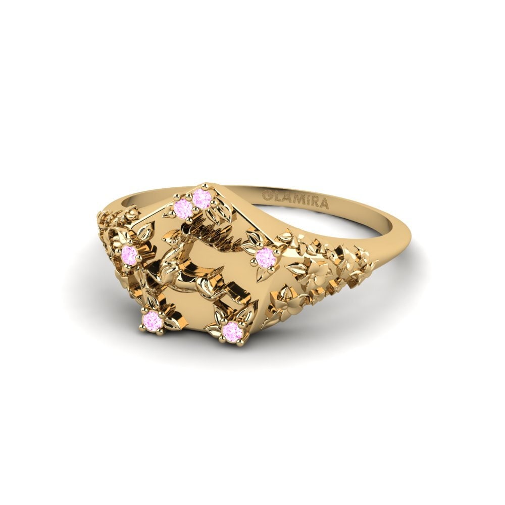 Pink Sapphire Ring Skonsam
